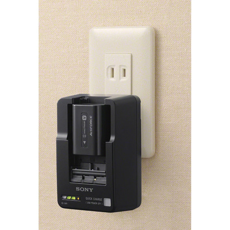 Sony BC-QM1 CARGADOR DE BATERIA PARA W / V / M / H / P para FW50 3