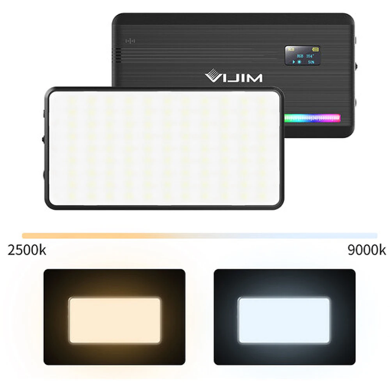 VIJIM UL-2206 VL196 Luz Led Multicolor  Con Difusor Y Panal 10