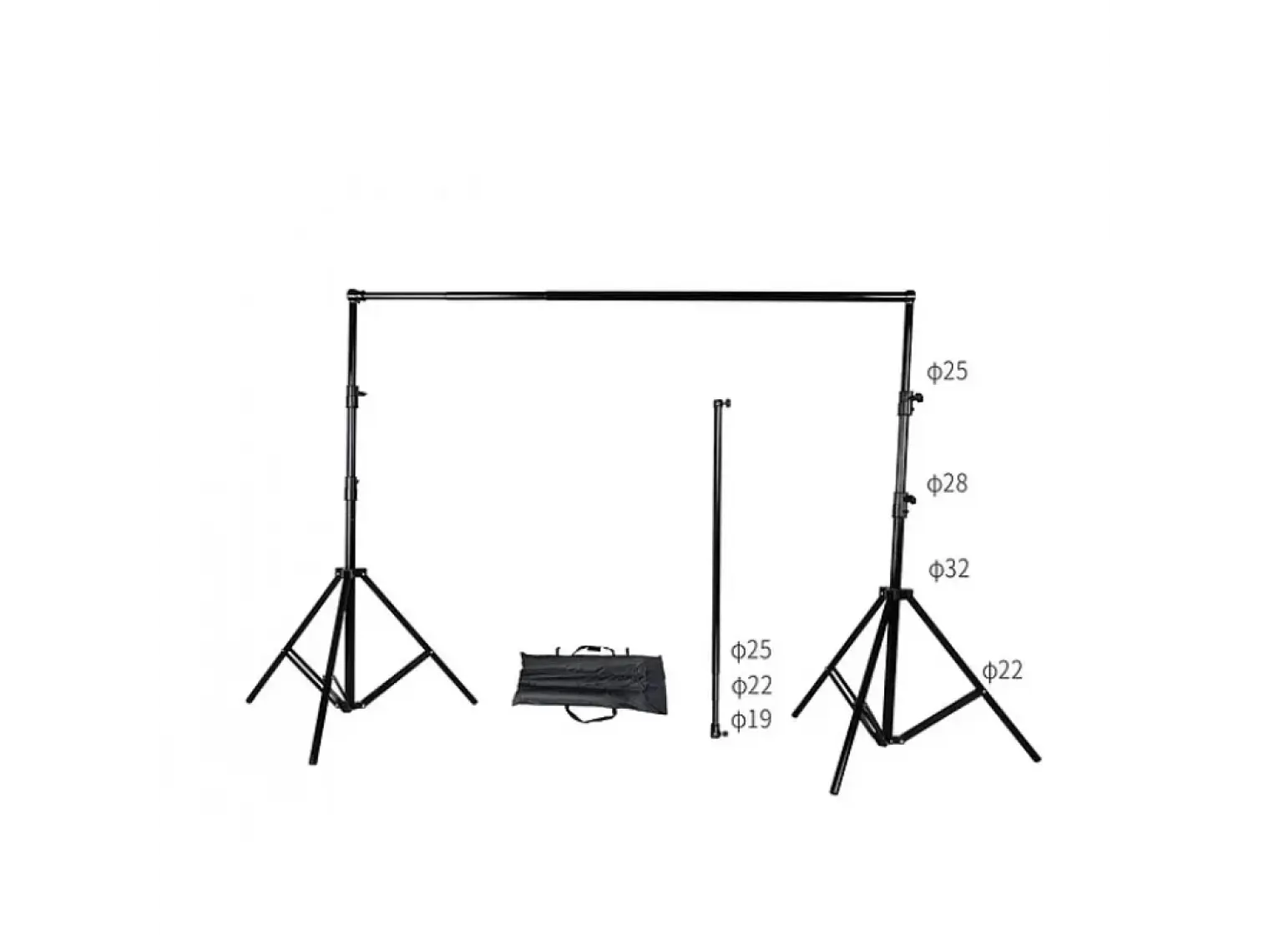 Nicefoto Porta Fondo Portátil S-23 1