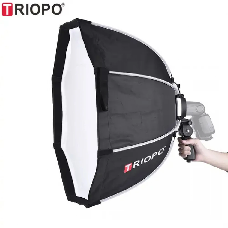 Triopo KS2-65 Softbox Octogonal para speedlight 65 cm 1