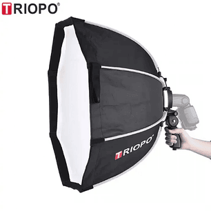 Triopo KS2-55 Softbox Octagonal para Speedlight 55cm
