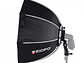 Triopo KS2-55 Softbox Octagonal para Speedlight 55cm - Miniatura 5