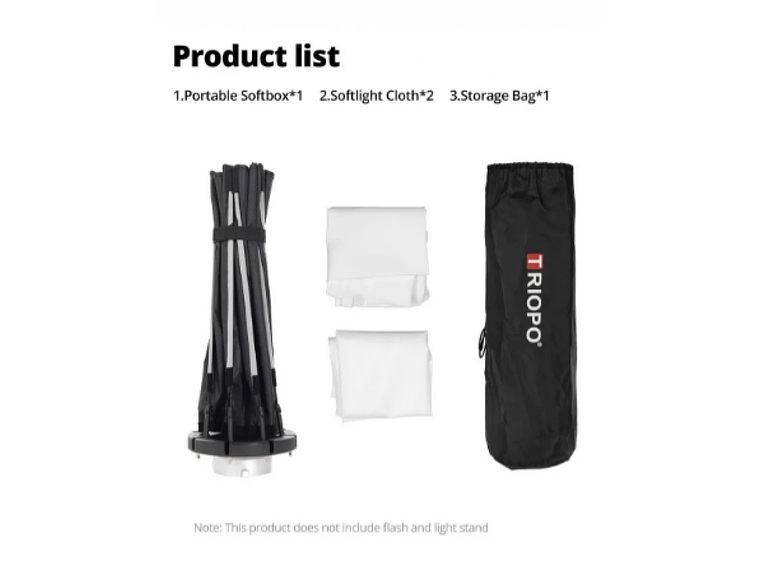 Triopo k2-120 Softbox Octogonal Armado facil. 120cm Bowens 5