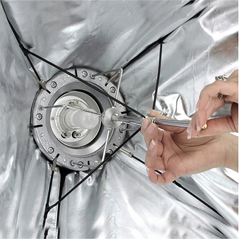 Nicefoto Softbox Paragua KS 80×120 cm con grilla 2