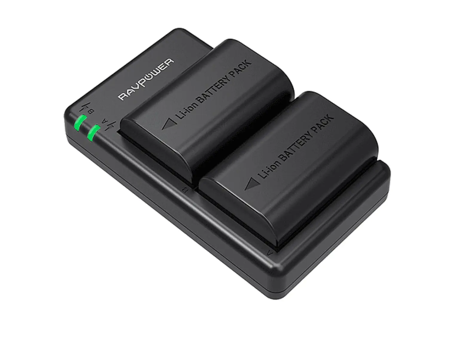 Ravpower  Bateria Reemplazo Canon LP-E6 Kit 2x con Cargador USB 2