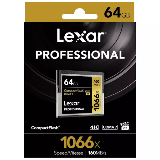 Tarjeta de memoria Lexar CF 64 GB PRO 1066x