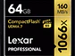 Tarjeta de memoria Lexar CF 64 GB PRO 1066x - Miniatura 2
