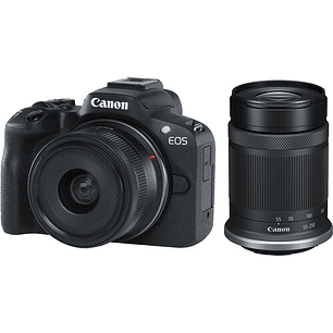 Canon EOS R50 RF-S 18-45mm f/4.5-6.3 IS STM + RF-S 55-210mm f/5-7.1 IS STM