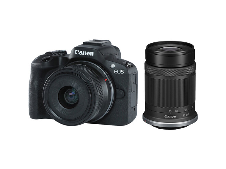 Canon EOS R50 RF-S 18-45mm f/4.5-6.3 IS STM + RF-S 55-210mm f/5-7.1 IS STM 1