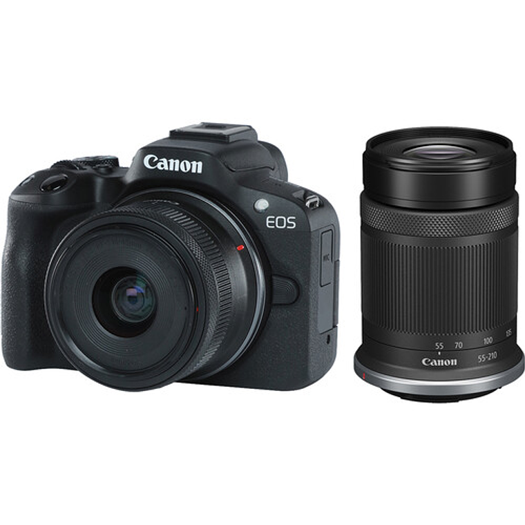 Canon EOS R50 RF-S 18-45mm f/4.5-6.3 IS STM + RF-S 55-210mm f/5-7.1 IS STM 1
