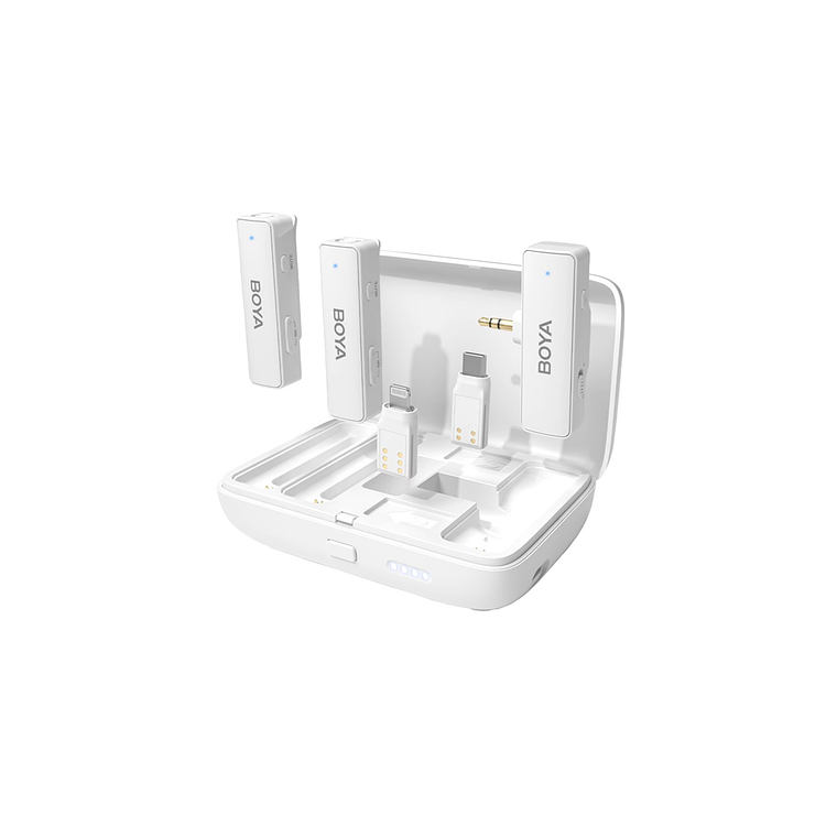 BOYA BY-BOYALINK Sistema de Microfono Inalambrico Doble. Todo en uno 2