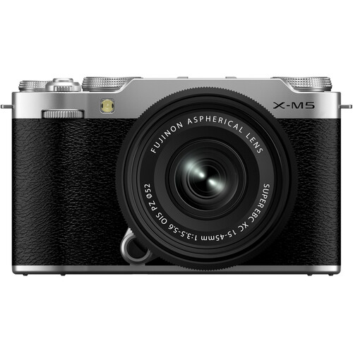 Cámara Mirrorless Fujifilm X-M5 + Lente 15-45mm - Silver