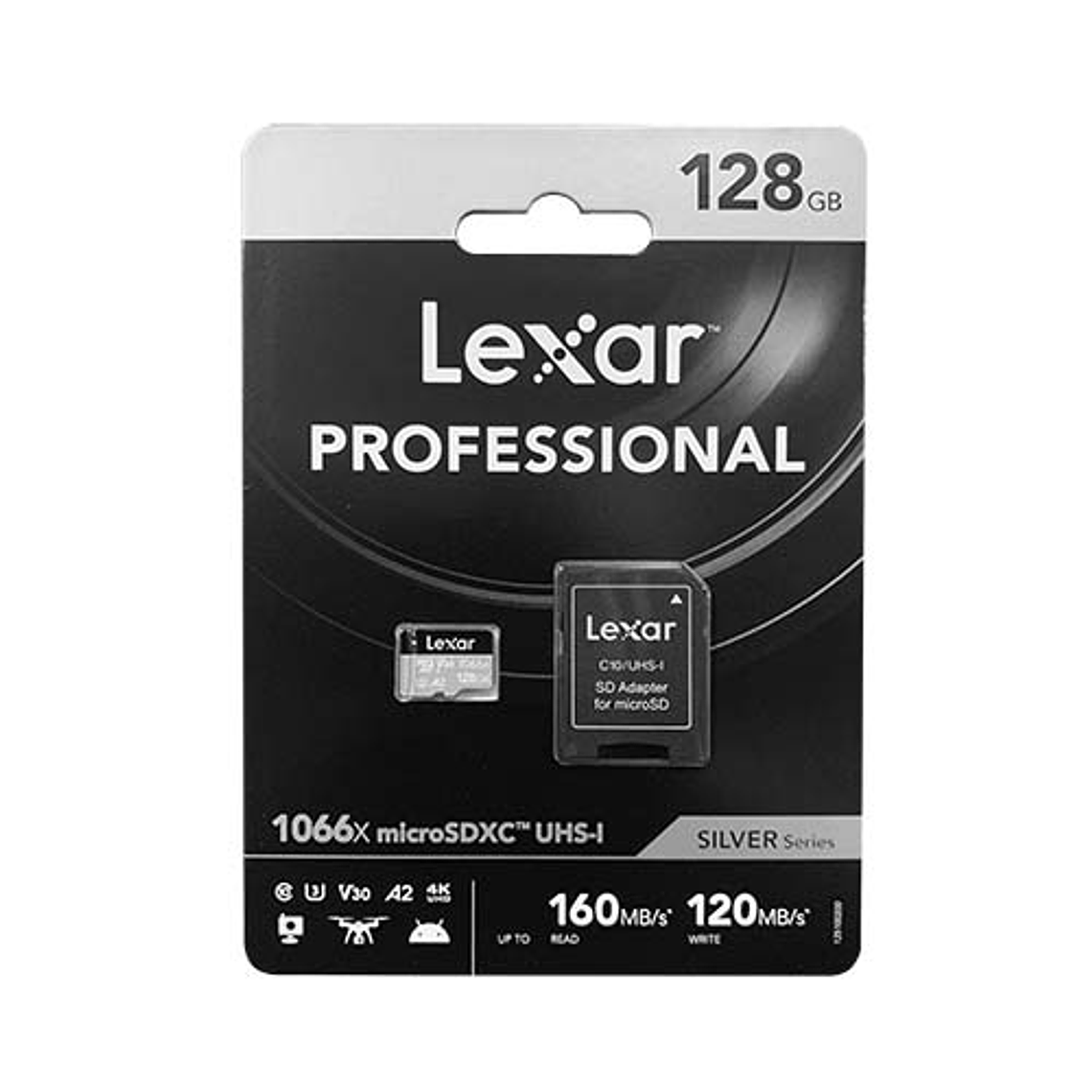Tarjeta Memoria Lexar 128GB Micro SDXC 1066X C-10 UHS-I 160MB/s-120MB/s 1