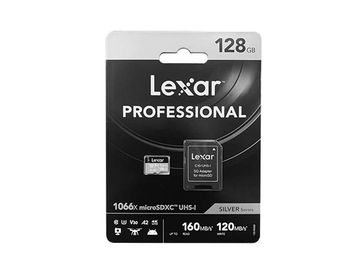 Tarjeta Memoria Lexar 128GB Micro SDXC 1066X C-10 UHS-I 160MB/s-120MB/s 1