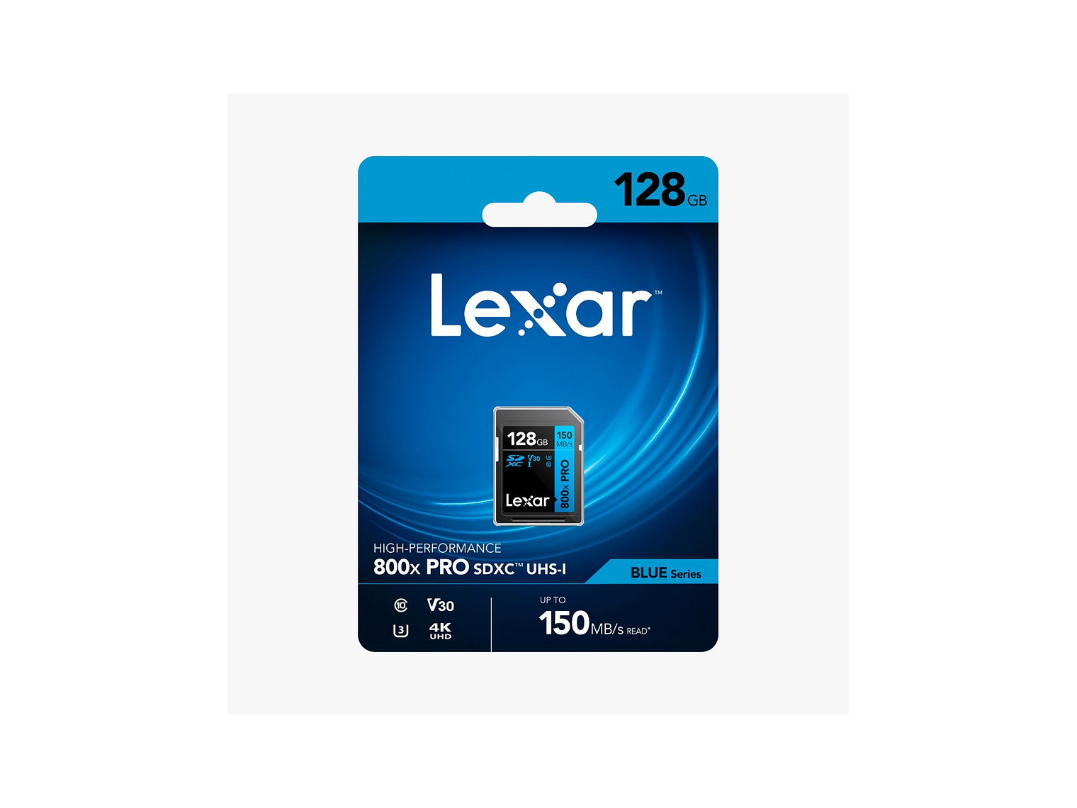 Tarjeta Memoria Lexar 128GB SDXC 800XPRO V30 UHS-I 150MB/s 1