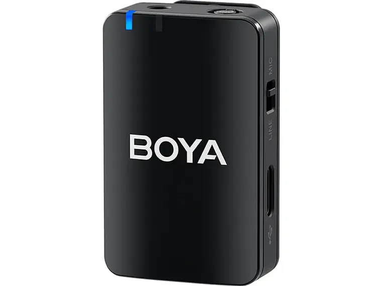 Boya Micrófono Doble 3-EN-1 Con Grabadora y 300 Metros de Alcance 4