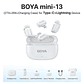 Boya Micrófono Inalámbrico Doble USb-C y Lightning – Color Blanco - Miniatura 3