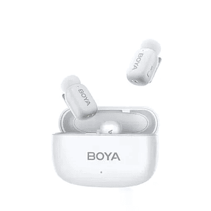 Boya Micrófono Inalámbrico Doble USb-C y Lightning – Color Blanco