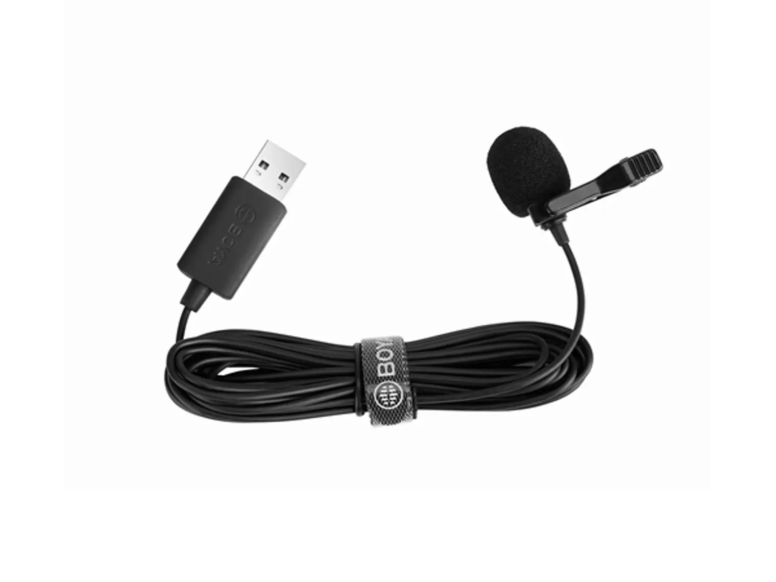 Boya Micrófono Lavalier USB Cable de 4 Metros 1