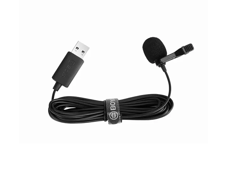 Boya Micrófono Lavalier USB Cable de 4 Metros 1