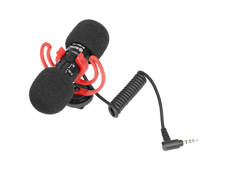 Boya Micrófono bidireccional con salida de audífonos 3