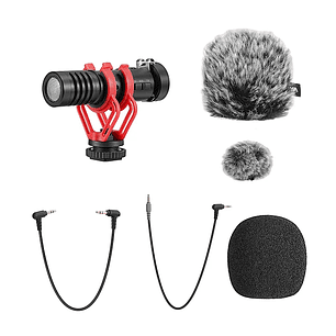 Boya Micrófono Dual Para Cámara y Lavalier Inalámbrico