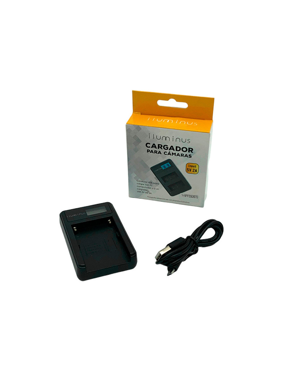 Iluminus Cargador Doble de Batería LP-E10