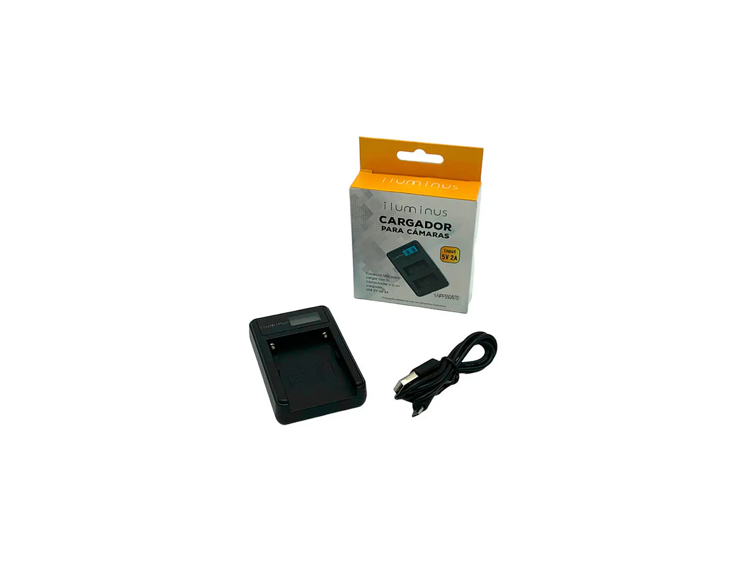 Iluminus Cargador Doble de Batería LP-E10  1