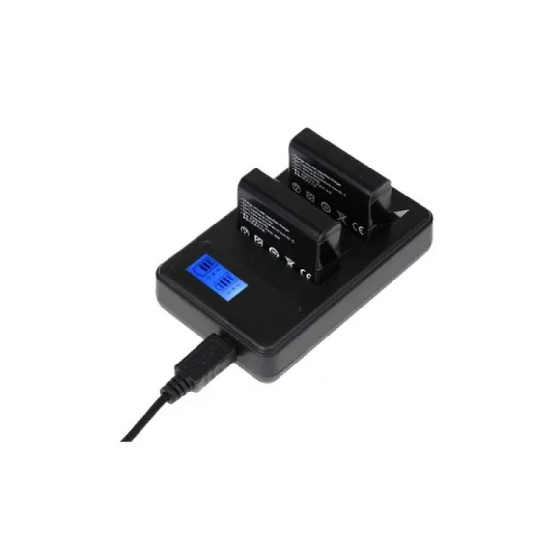 Iluminus Cargador Doble de Batería LP-E6N 2