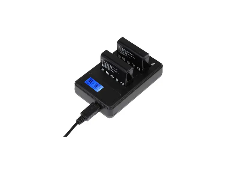 Iluminus Cargador Doble de Batería LP-E8 2