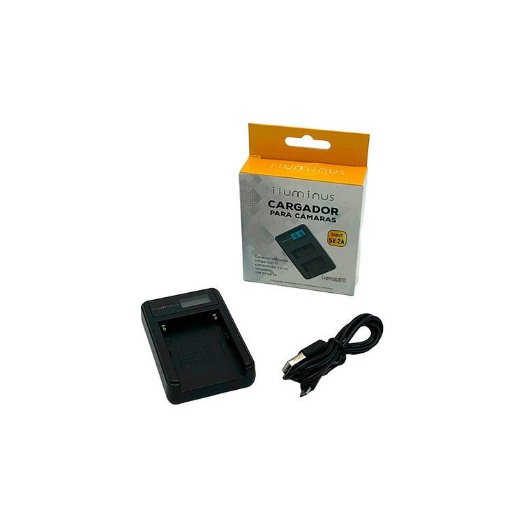 Iluminus Cargador Doble de Batería LP-E8 3