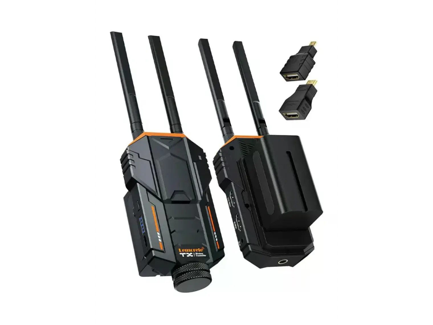 Lemorele R100 PLUS Kit Receptor y Transmisor Video Inalámbrico 200 Metros Con Baterías 1