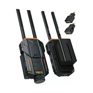 Lemorele R100 PLUS Kit Receptor y Transmisor Video Inalámbrico 200 Metros Con Baterías