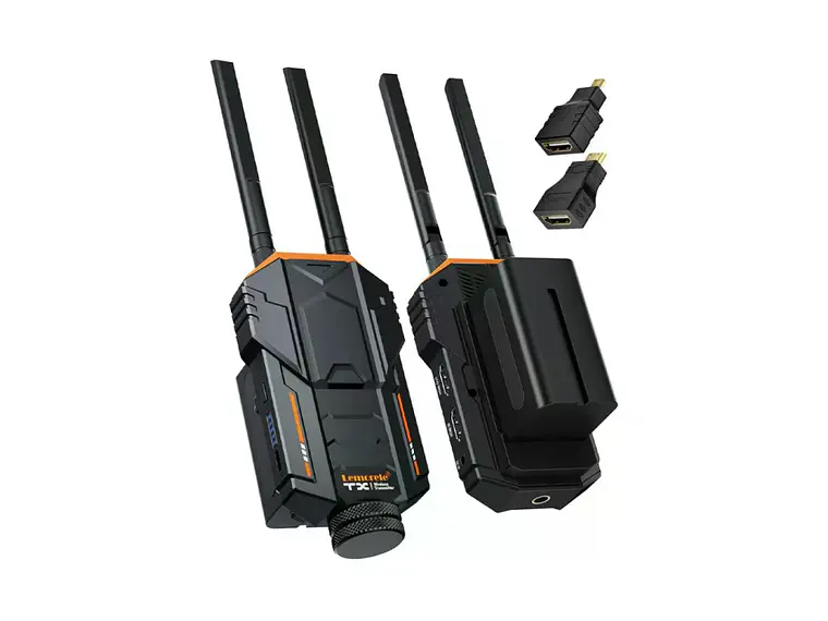 Lemorele R100 PLUS Kit Receptor y Transmisor Video Inalámbrico 200 Metros Con Baterías 1