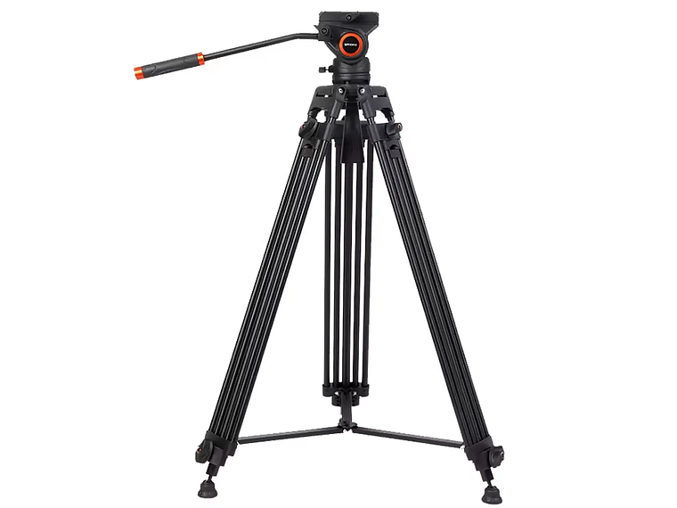 Triopo Trípode Para Video Fibra de Carbono  1