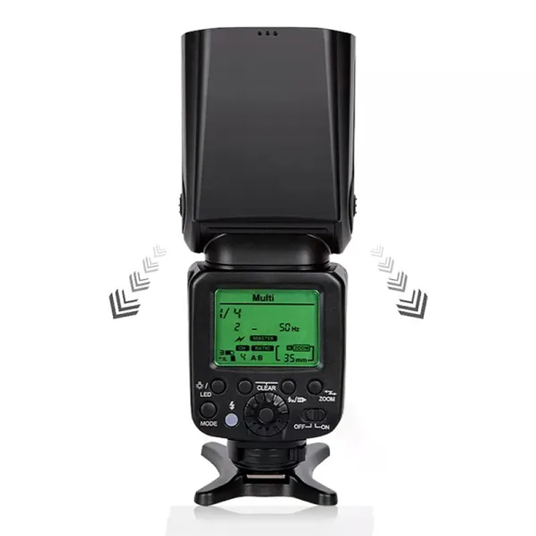 Triopo G1800 Flash Speedlight Para Canon y Nikon 2