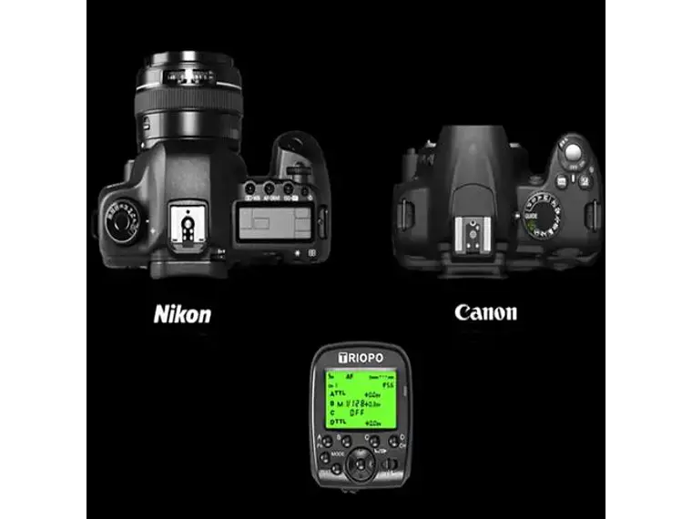 Controlador Trigger Compatible con Canon y Nikon Triopo G1 5