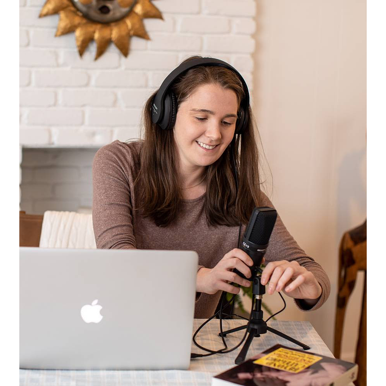 ZUM-2PMP Pack de Podcast Con Audífonos y Micrófono USB 8