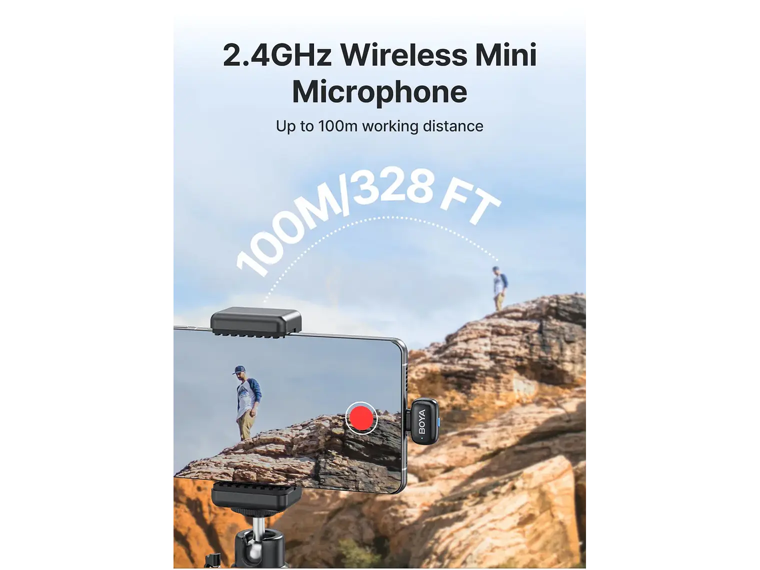 BOYAMini Micrófono Inalámbrico Doble USb-C y Lightning 10