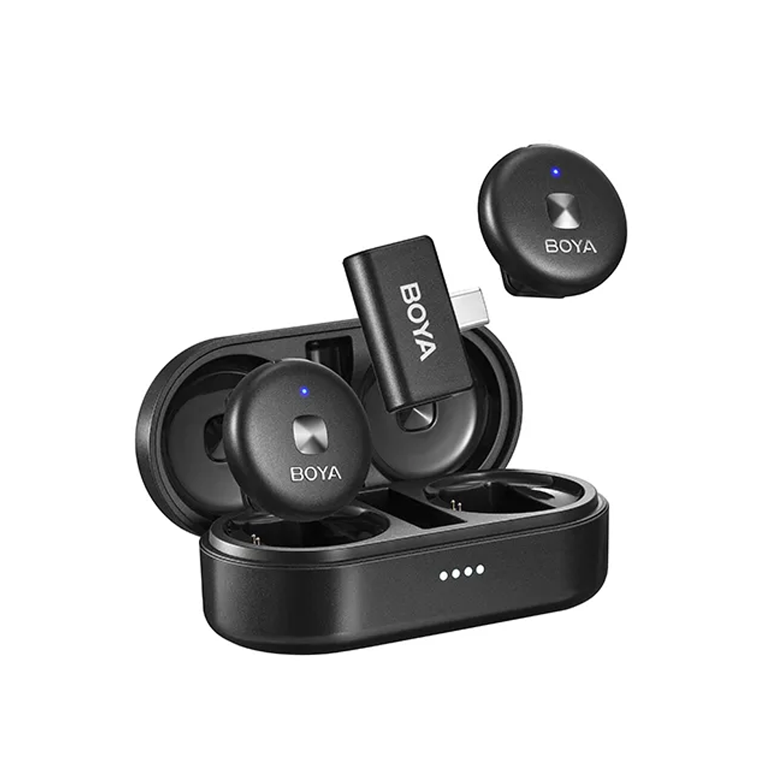 Boya Omic-U kit de micrófono doble inalámbrico con conector USB-C 1