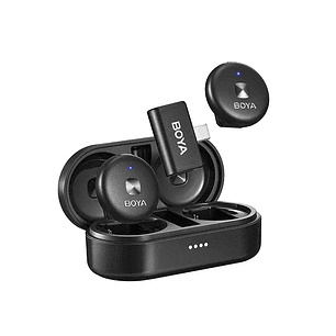 Boya Omic-U kit de micrófono doble inalámbrico con conector USB-C