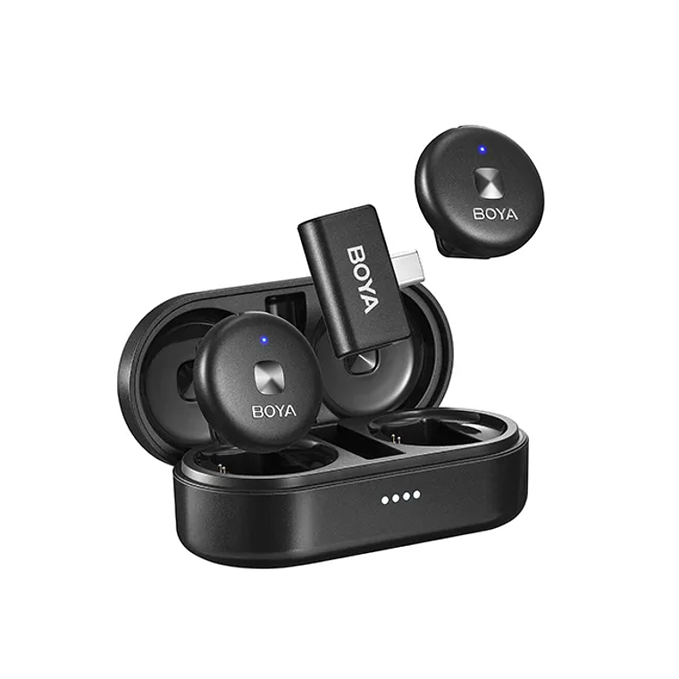 Boya Omic-U kit de micrófono doble inalámbrico con conector USB-C 1