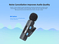 Boya BY-V10 Micrófono Inalámbrico Ultra Compacto y Portable 2.4GHz Conector USB-C - Miniatura 4