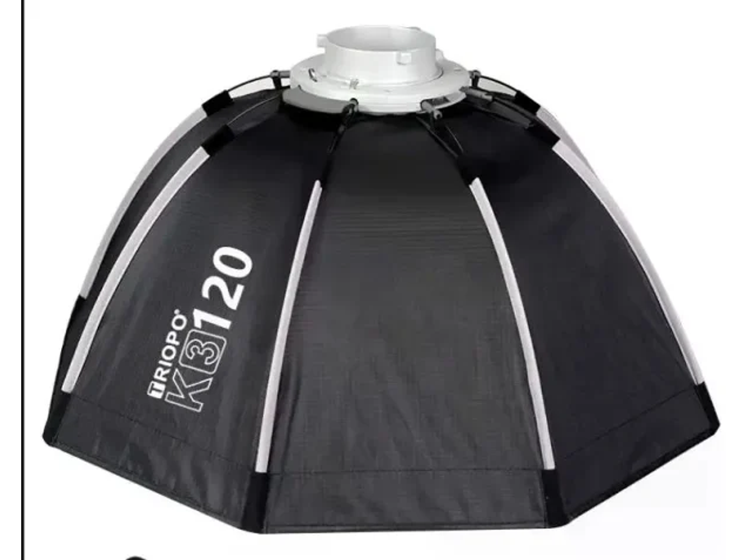 Triopo K3-120+TR-07C Softbox Octogonal Universal 120 Cm Montura Bowens y Speedlight 1