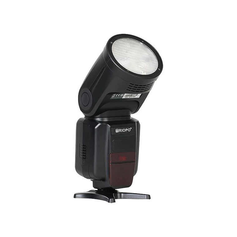 Triopo R1 Flash Cabeza Redonda, TTL, 2.4G Compatible Con Canon y Nikon 1