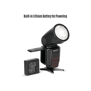 Triopo R1 Flash Cabeza Redonda, TTL, 2.4G, Para Sony