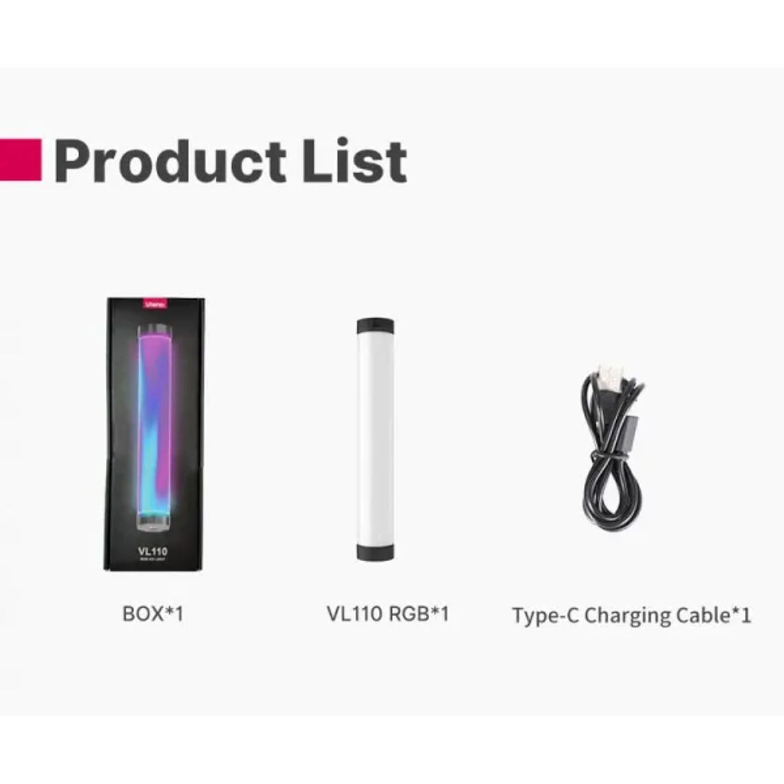 Ulanzi VL110 Luz Led Barra Multifuncional RGB 2