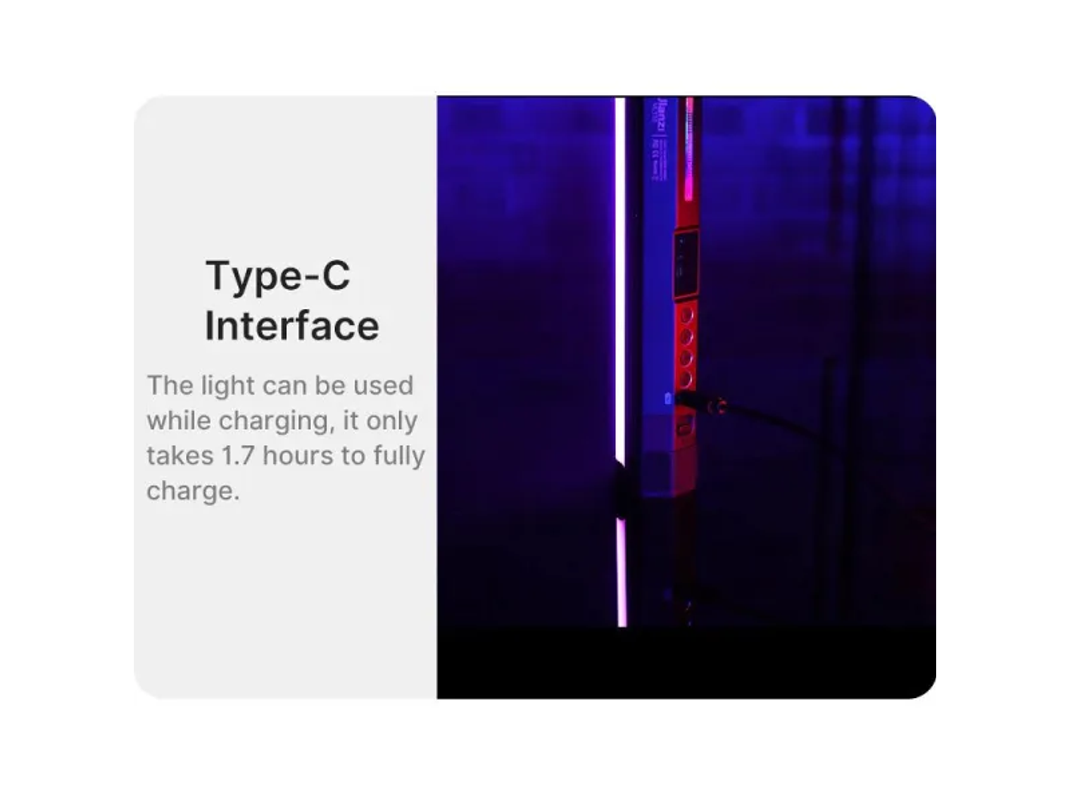 Ulanzi VL110 Luz Led Barra Multifuncional RGB 3