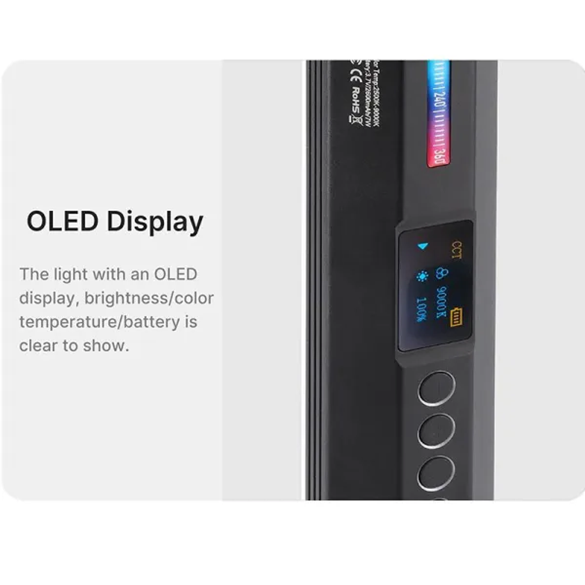 Ulanzi VL110 Luz Led Barra Multifuncional RGB 4