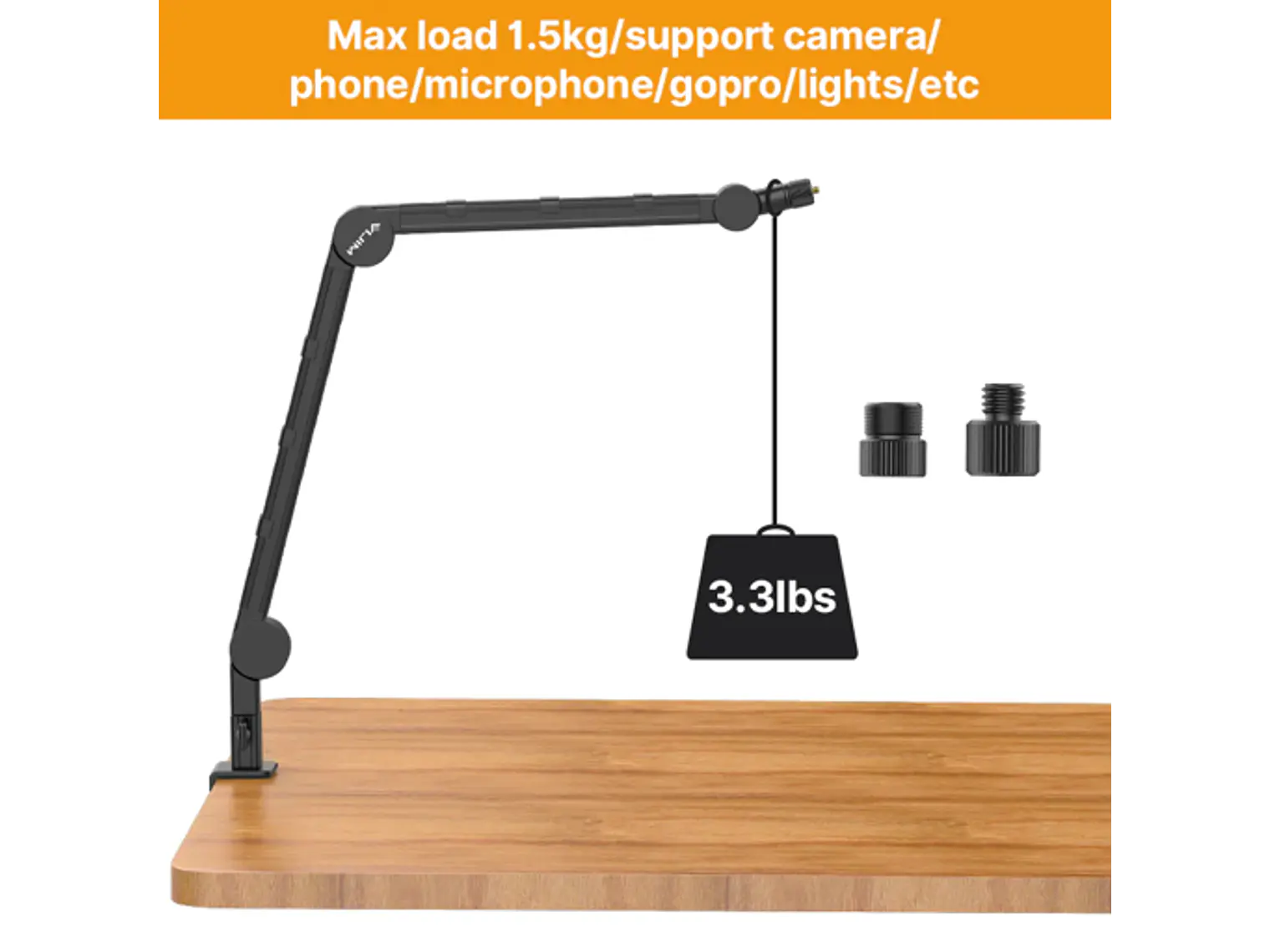 Vijim LS25 Brazo Multifuncional Para Cámaras o Accesorios 4